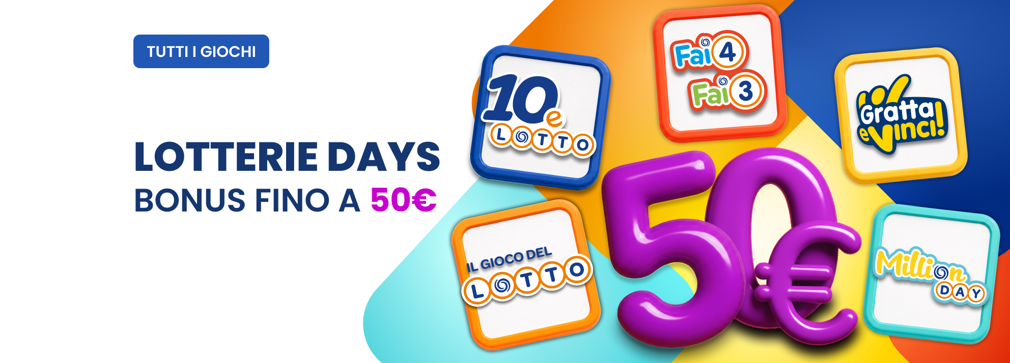 Bonus Lotterie fino a 50€