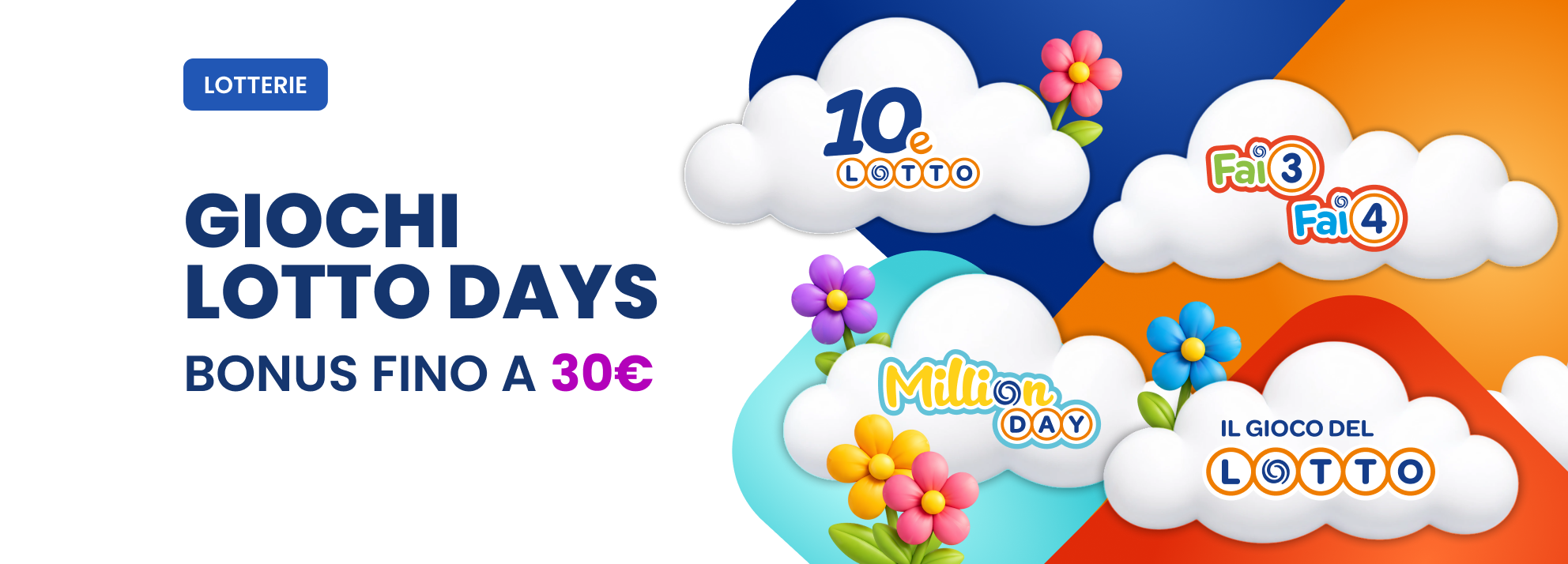 Bonus Giochi Lotto fino a 30€