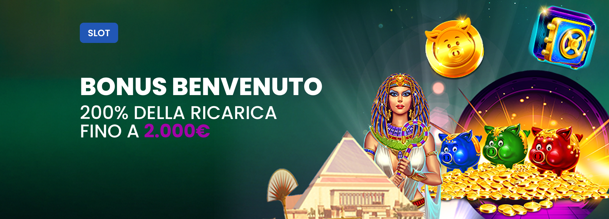 Benvenuto fino a 2.000€