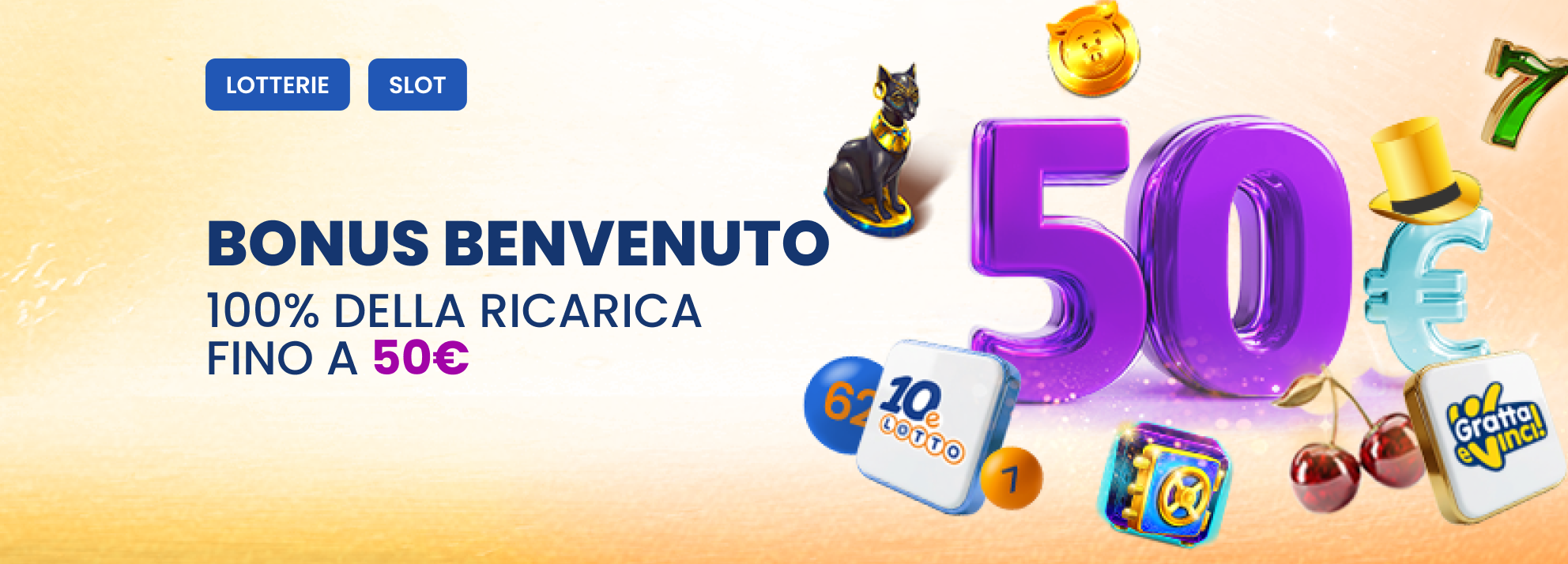 Benvenuto fino a 50€