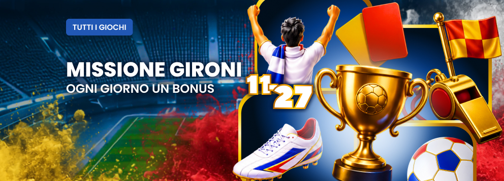 Missione Gironi: Ogni giorno un bonus