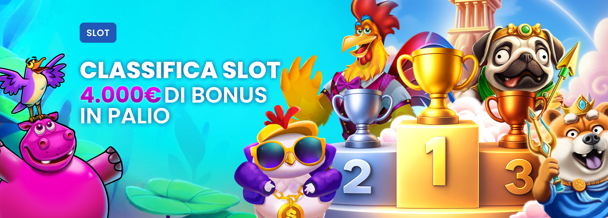 4.000€ di bonus in palio