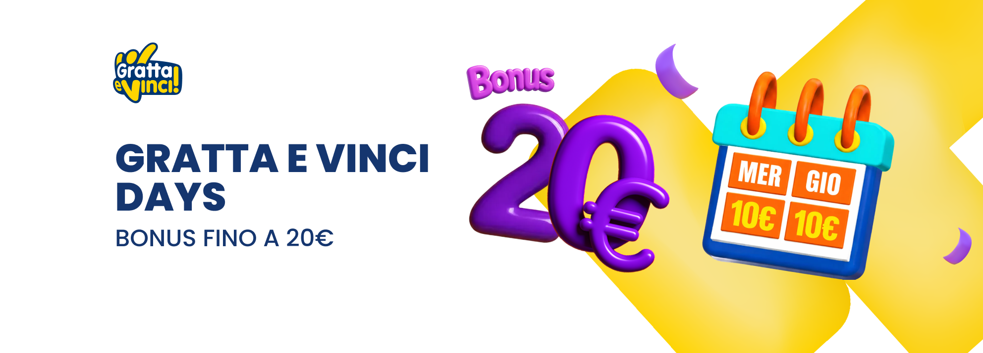 Bonus Gratta e Vinci fino a 20€